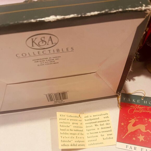 KSA Collectibles Christmas Santa Homeward Bound Figurine 10" with Box - Picture 6 of 9